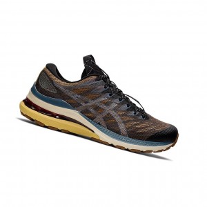 Anthracite / Antique Gold Women's Asics FN3-S GEL-KAYANO 28 Sneakers | 291-TBRCIH