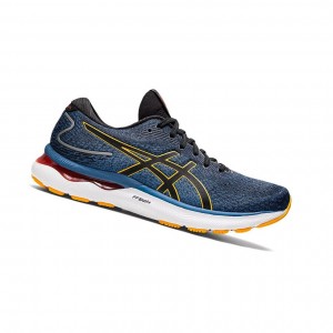 Azure / Amber Men's Asics GEL-NIMBUS 24 Running Shoes | 841-LGBCHE
