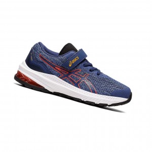 Azure / Deep Ocean Kids' Asics GT-1000 11 PS Running Shoes | 430-SADBHK