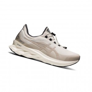 Beige Men's Asics NOVABLAST Running Shoes | 316-RUQACX