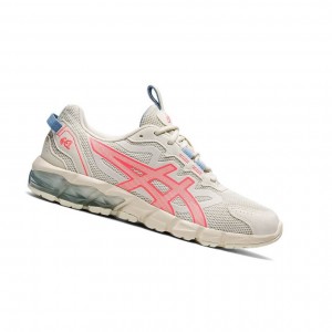 Beige Women's Asics GEL-QUANTUM 90 3 Sneakers | 427-YHGJNT