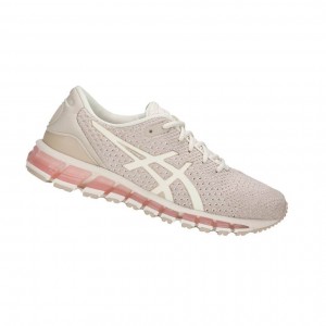 Beige Women's Asics GEL-Quantum 360 Kni Sneakers | 641-XYMOPZ