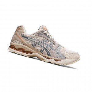 Birch / Clay Grey Men's Asics GEL-KAYANO 14 Sneakers | 612-CODZYQ