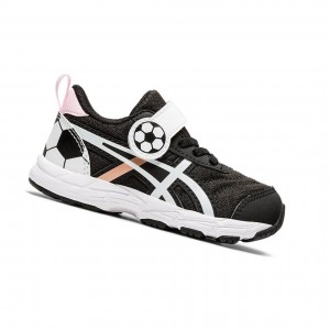 Black Kids' Asics CONTEND 6 TS SCHOOL YARD Running Shoes | 479-RGLXMO