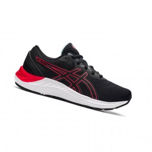 Black Kids' Asics GEL-EXCITE 8 GS Running Shoes | 817-QVINSG