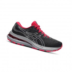 Black Kids' Asics GEL-KAYANO 28 GS Running Shoes | 845-EKUFZT