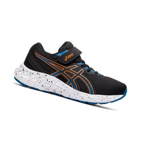 Black Kids' Asics PRE EXCITE 8 PS Running Shoes | 987-TZWVGA