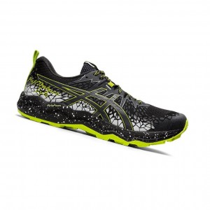 Black Men's Asics FUJITRABUCO Trail Running Shoes | 762-PXJUYO