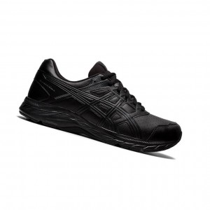 Black Men's Asics GEL-CONTEND 5 SL Running Shoes | 945-FJPQKE
