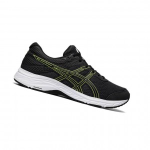 Black Men's Asics GEL-CONTEND 6 Running Shoes | 850-BAXJLC