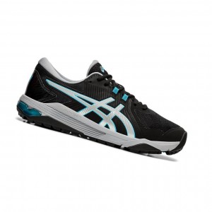 Black Men's Asics GEL-COURSE GLIDE Golf Shoes | 984-NZYXQM
