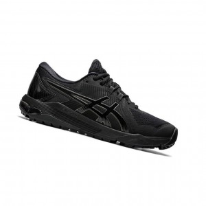 Black Men's Asics GEL-COURSE GLIDE Golf Shoes | 489-TDOZPE
