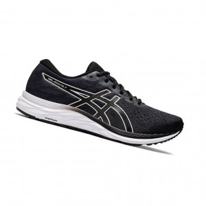 Black Men's Asics GEL-EXCITE 7 Extra Wide Running Shoes | 465-YFNTAX