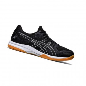 Black Men's Asics GEL-FURTHER UP Volleyball Shoes | 319-THUJKZ
