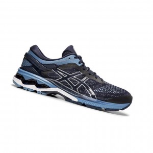Black Men's Asics GEL-KAYANO 26 Retro Tokyo Running Shoes | 305-JFODLB