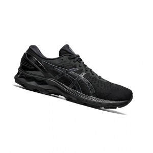 Black Men's Asics GEL-KAYANO 27 Extra Wide Running Shoes | 478-LVEWMN