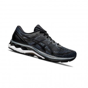 Black Men's Asics GEL-KAYANO 27 MK Running Shoes | 175-ICJUQB