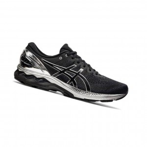 Black Men's Asics GEL-KAYANO 27 PLATINUM Running Shoes | 106-LJEXDK