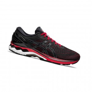 Black Men's Asics GEL-KAYANO 27 Running Shoes | 803-FGNDJV