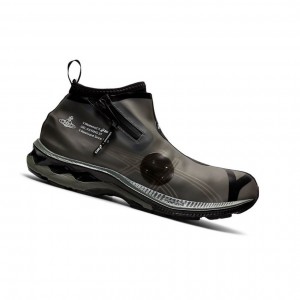 Black Men's Asics GEL-KAYANO 27 Running Shoes | 450-JROAIY