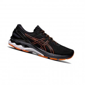 Black Men's Asics GEL-KAYANO 27 Running Shoes | 721-NPRBXO
