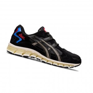 Black Men's Asics GEL-KAYANO 5 360 Sneakers | 640-POVLKW