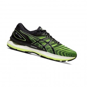 Black Men's Asics GEL-NIMBUS 22 Running Shoes | 852-TICGZN