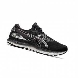 Black Men's Asics GEL-NIMBUS 23 PLATINUM Running Shoes | 157-SJKBPN