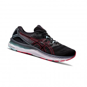 Black Men's Asics GEL-NIMBUS 23 Wide Running Shoes | 316-JNGUOT