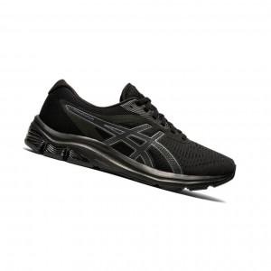 Black Men's Asics GEL-PULSE 12 Running Shoes | 725-EQKDIW