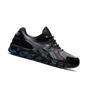 Black Men's Asics GEL-QUANTUM 180 6 Sneakers | 054-WPBCOR