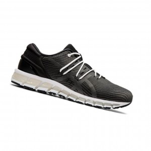 Black Men's Asics GEL-QUANTUM 360 4 Sneakers | 835-YAHVTD