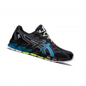 Black Men's Asics GEL-QUANTUM 360 6 Sneakers | 746-WFOBNR