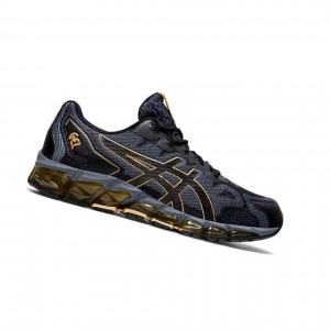Black Men's Asics GEL-QUANTUM 360 6 Sneakers | 701-GVNDWJ