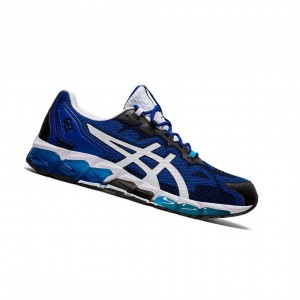 Black Men's Asics GEL-QUANTUM 360 6 Sneakers | 324-JPHINW