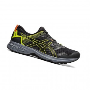 Black Men's Asics GEL-SONOMA 5 Trail Running Shoes | 605-MHZUWS
