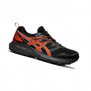 Black Men's Asics GEL-SONOMA 6 G-TX Trail Running Shoes | 710-MHOLFV