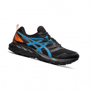 Black Men's Asics GEL-SONOMA 6 Trail Running Shoes | 607-BVUYPK