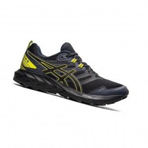 Black Men's Asics GEL-SONOMA 6 Trail Running Shoes | 420-RTCEWX
