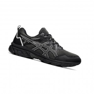 Black Men's Asics GEL-VENTURE 8 Trail Running Shoes | 961-UZTSVL