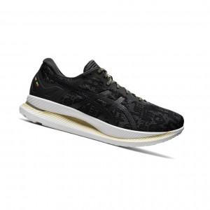 Black Men's Asics GLIDERIDE Running Shoes | 479-OMHJGV