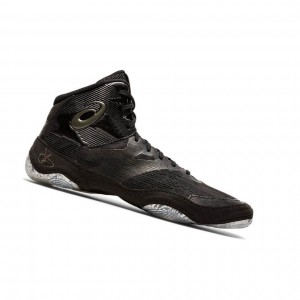 Black Men's Asics JB ELITE IV Wrestling Shoes | 420-ELPRMA