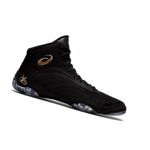 Black Men's Asics JB ELITE V Wrestling Shoes | 210-GBNSEW