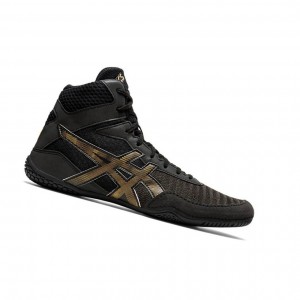 Black Men's Asics MATCONTROL 2 Wrestling Shoes | 482-WNSXFJ