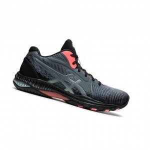 Black Men's Asics NETBURNER BALLISTIC FF 2 Volleyball Shoes | 183-FBZDJT