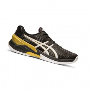 Black Men's Asics SKY ELITE FF Volleyball Shoes | 426-UAKCBH
