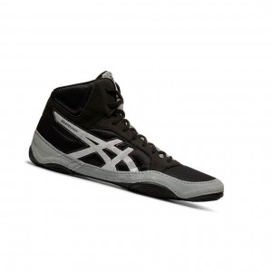 Black Men's Asics SNAPDOWN 2 Wrestling Shoes | 176-BRZMON
