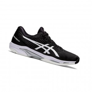 Black Men's Asics SOLUTION SPEED FF 2 Tennis Shoes | 146-SUXHCE