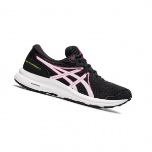 Black Women's Asics GEL-CONTEND 7 Running Shoes | 041-PZGBVC