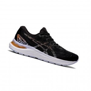 Black Women's Asics GEL-CUMULUS 23 Wide Running Shoes | 645-QJKCWG